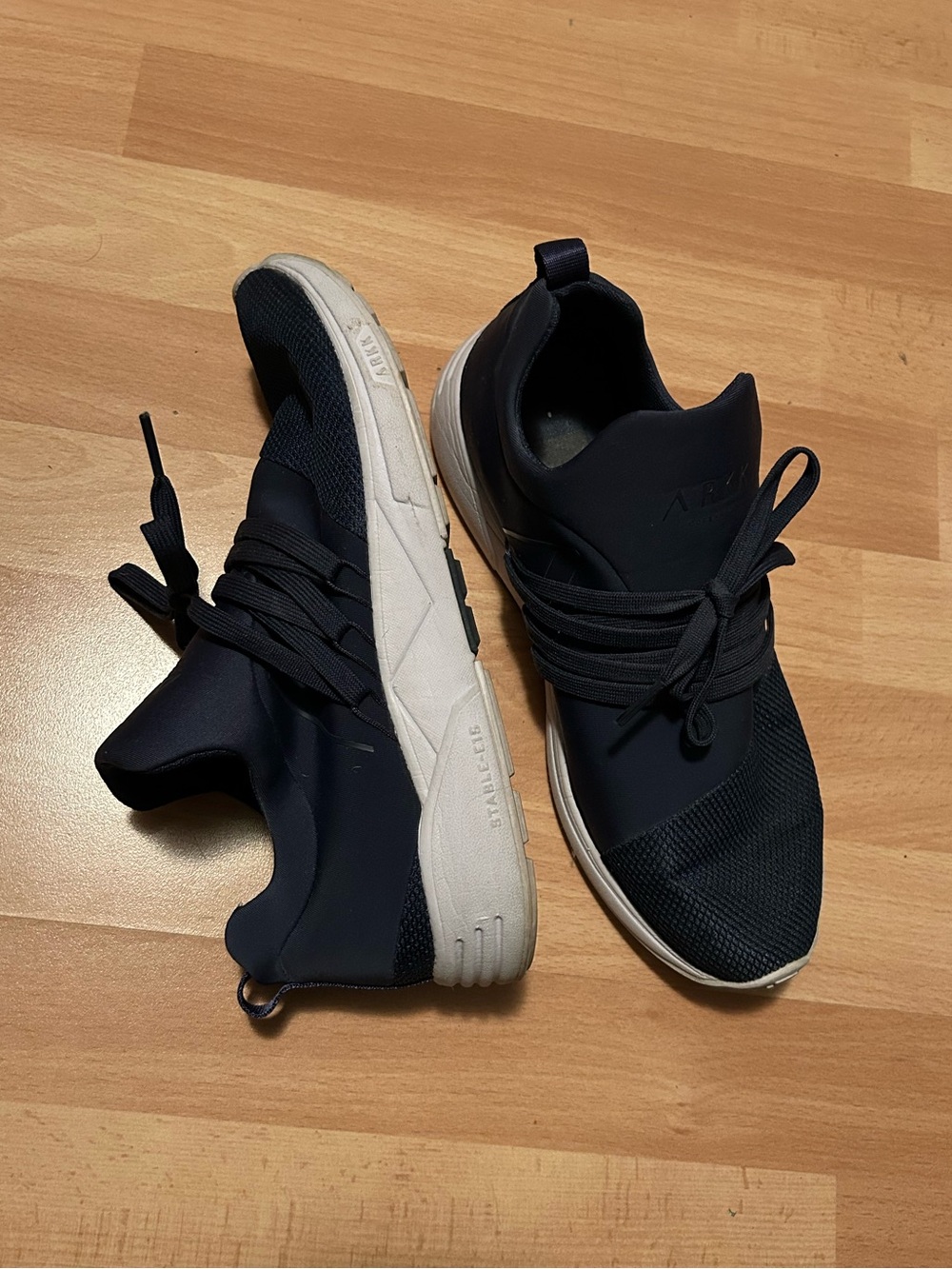 Navy blue mesh ARKK Copenhagen Raven sneakers
